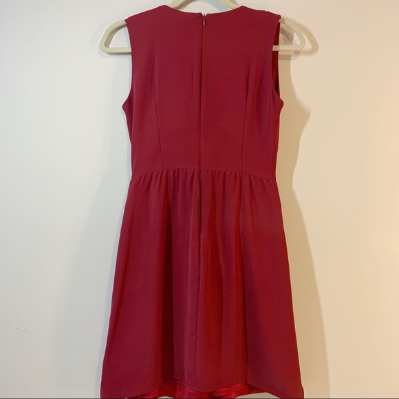ASOS Wal G Summer Dress Mini/Wedding/Maroon - Picture 4 of 10